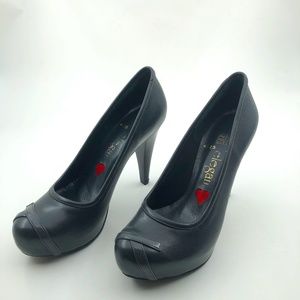 HANDMADE LEATHER PLATFORM WOMAN HEELS